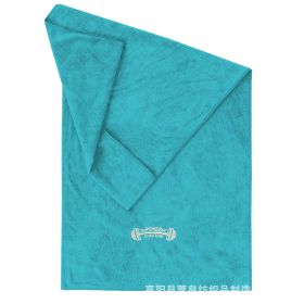 Gym Sports Hood Equipment Non-slip Sweat Pad Towel (Specification: Green/40 X95cm Pull Ring Bag)