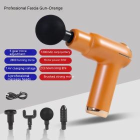 Household Mini USB Massage Massage Gun (Specification: Orange Ordinary)