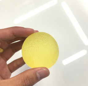 Hands Expander Silicone Egg Massage Hand Expander Gripper Strengths Stress Relief Ball Forearm Finger Exercise Equipment 4 Color (Specification: Yellow)