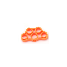 Silicone Finger Trainer Hand Gripper Resistance Bands Fitness (Specification: Orange)