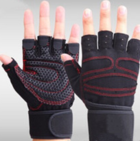 Half finger gym gloves (Specification: XL/Black)