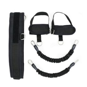 Resistance Training Belt Puller Leg Lower Limb Strength Multi-functional Sports Training Device Leg Agility Training (Specification: Arm Black)