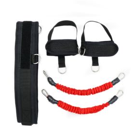 Resistance Training Belt Puller Leg Lower Limb Strength Multi-functional Sports Training Device Leg Agility Training (Specification: Red 70 pounds)