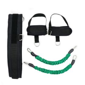 Resistance Training Belt Puller Leg Lower Limb Strength Multi-functional Sports Training Device Leg Agility Training (Specification: Arm green)