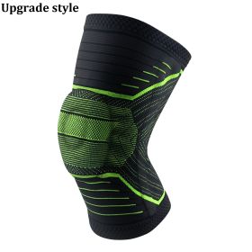 Compression Knee Sleeve Support (Specification: Green/L/Q1pc)
