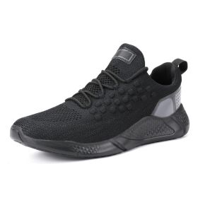 Jogging shoes casual shoes (Specification: Full black/45)