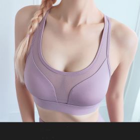 Pajamas gym sports suit (Specification: Purple/M)
