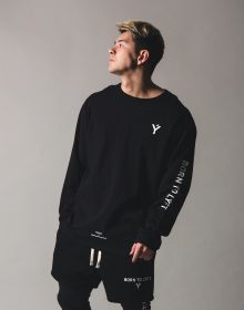 Long-sleeved Gym Clothes (Specification: Black/L)