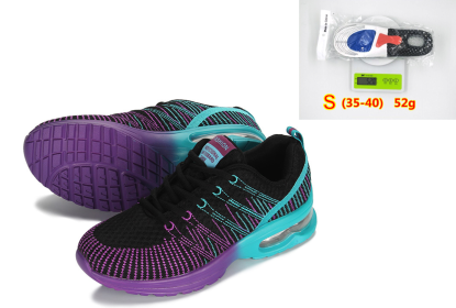 Women's casual running shoes light travel shoes (Specification: Black/37)