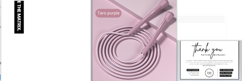 Sports Fitness Skipping Rope Children Racing Skipping Rope (Specification: Purpleset1)