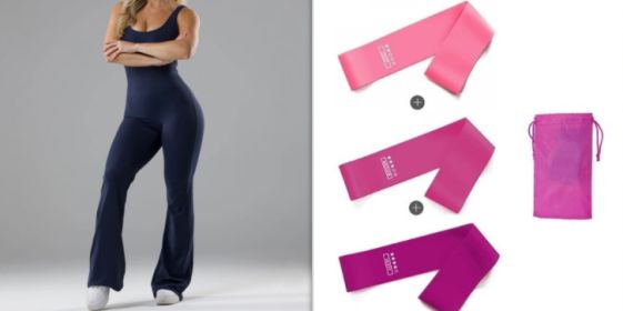 Slim Fit Hip Raise Jumpsuit Sexy Backless Exercise Yoga Clothes (Specification: M/Blue set)