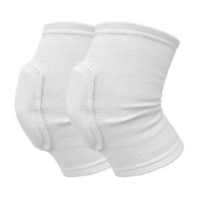 2pcs Sports Compression Knee Ps Elastic Knee Protector (Specification: S/White)