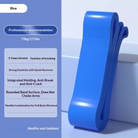 Yoga Resistance Bands For Men And Women Strength Training Exercise (Specification: Blue)