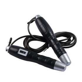 Counting skipping rope (Specification: Black/Countable)