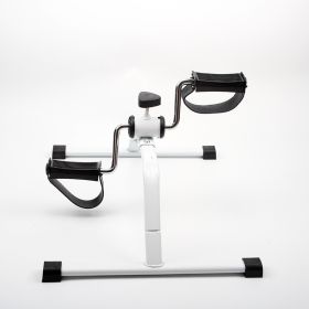 Household Mini-exercise Bike Bodybuilding Machine Elderly Leg-leg Rehabilitation Trainer Fitness Equipment Lean Leg (Specification: White)