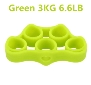 3 Levels Finger Stretcher Resistance Bands (Specification: Green 3KG 6.6LB)