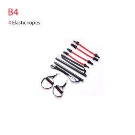Body Workout Trainer Bar with Resistance Bands Rubber Buckles (Specification: B4 style)