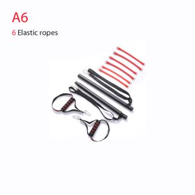 Body Workout Trainer Bar with Resistance Bands Rubber Buckles (Specification: A6 style)