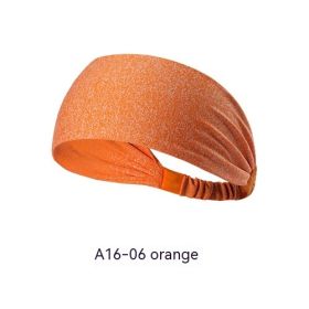 Quick-drying Antiperspirant Yoga Hair Band For Women (Color: Orange)