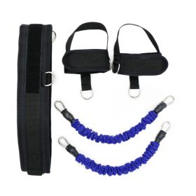 Resistance Training Belt Puller Leg Lower Limb Strength Multi-functional Sports Training Device Leg Agility Training (Specification: Blue)