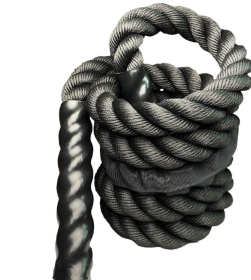 Rope Battle Skipping Ropes Power Training  Fitness Home Gym Equipment (Specification: Black1 38mm 3M)