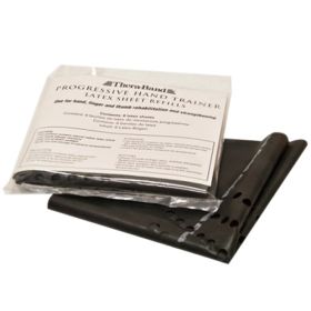TheraBand Progressive Hand Trainer Refills Pack of 6 (Color: Black)