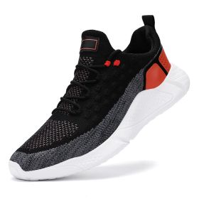 Jogging shoes casual shoes (Specification: Black orange/46)