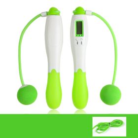 Calorie count skipping rope (Specification: Green)