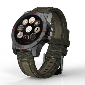 Outdoor exercise light sensor heart rate sleep monitor step up hand swing bright screen smart watch (Specification: Black)