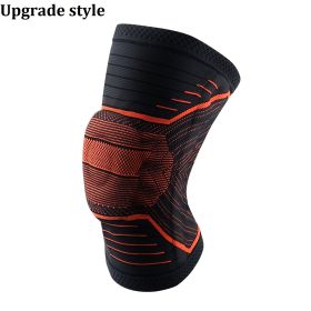 Compression Knee Sleeve Support (Specification: Orange/L/A pair)
