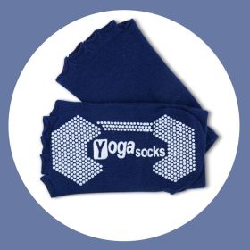 1pair Women Yoga Socks Anti-slip Five Fingers Backless Cotton Silicone Non-slip 5 Toe Winter Female Ballet Gym Foot Care Socks (Specification: Style6)