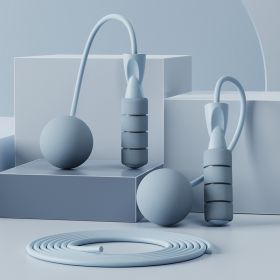 Shaping Bearing Foam Rope Skipping (Specification: Stream stone blue/Twocolor dualuse style)