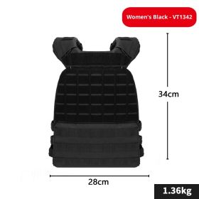 Weighted Vest For Physical Training (Specification: Black For Women Bt1342/Free Size)