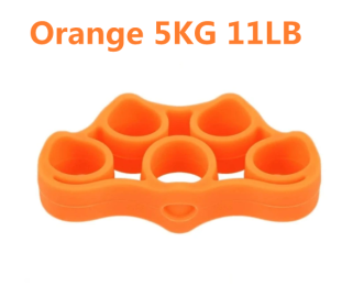 3 Levels Finger Stretcher Resistance Bands (Specification: Orange 5KG 11LB)