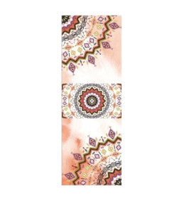 Beautiful Pattern Print New Yoga Towel Sweat Anti-skid Portable Gym Blanket Exercise Yoga Mat Towel Pilates Towel Yoga Mat Cover (Specification: Mandala 4/183Ã—63CM)