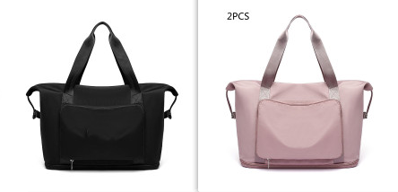 Foldable Large Capacity Women Gym Bags Shoulder Bag Women Training Travel Handle Handbag Yoga Sport Crossbody Tote Bag Women (Specification: Set6)