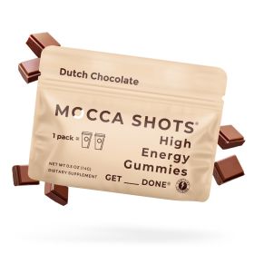 Mocca Shots Energy Gummies with Caffeine (Option: 12-Pack - Dutch Chocolate)