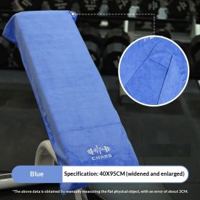 Fitness Sports Towel Mens And Womens Sweat-absorbent For The Gym (Specification: Blue/40X95cm)
