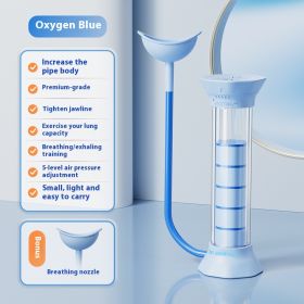 Breathing Dumbbell Abdominal Breathing Trainer (Specification: Air Pressure Adjustable/Blue)