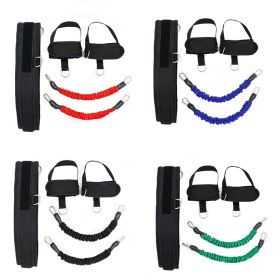 Resistance Training Belt Puller Leg Lower Limb Strength Multi-functional Sports Training Device Leg Agility Training (Specification: Arm2 leg2 set)
