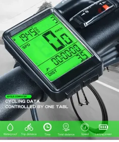 Bike Bicycle Speedometer Cycle Digital Odometer Computer Waterproof LCD Wireless (Option: Wireless)