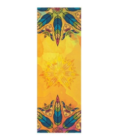 Beautiful Pattern Print New Yoga Towel Sweat Anti-skid Portable Gym Blanket Exercise Yoga Mat Towel Pilates Towel Yoga Mat Cover (Specification: Mandala 3/183Ã—63CM)