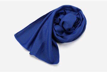 Korea Cold Towel Cold Towel Outdoor Sports Towel (Specification: Dark Blue/30X80)