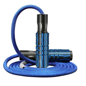 Metal bearing skipping rope (Specification: Blue)