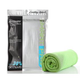 Sports towel quick-drying towel (Specification: Green/30x100cm)