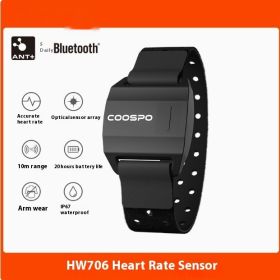 Fitness Outdoor Cycling Heart Rate With Arm And Chest Strap Monitor (Specification: HW706 arm belt type)