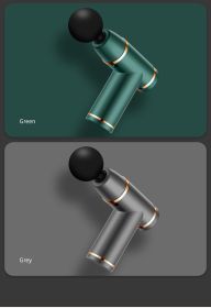 Mini Fascia Gun Mini Massage Gun Muscle Relaxer (Specification: Mini Space Gray/USB)