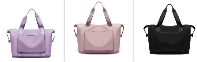 Foldable Large Capacity Women Gym Bags Shoulder Bag Women Training Travel Handle Handbag Yoga Sport Crossbody Tote Bag Women (Specification: Set7)