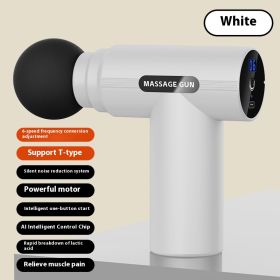 USB Portable Household Mini Massage Gun (Specification: High End Version White)