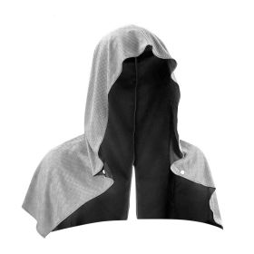 Quick Drying Sports Towel U-shaped Hoodie Cooling Towel Sun Protection Beach Cool Towel For Camping Gym Swimming Running Yoga (Specification: Gray/29x65cm)